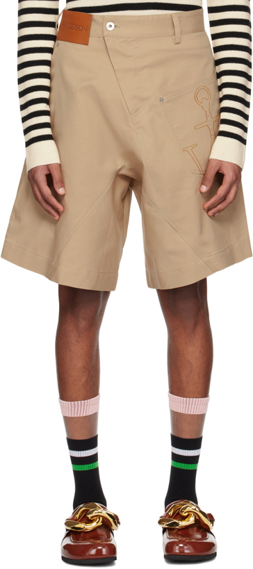 Photo: JW Anderson Beige Twisted Shorts