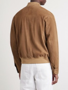 Slowear - Suede Bomber Jacket - Brown