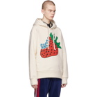 Gucci Off-White Oversized Strawberry Hoodie