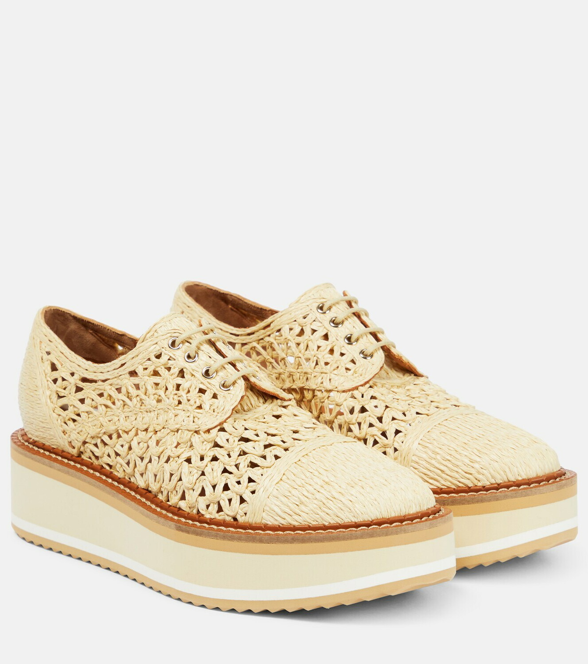 Clergerie - Borril raffia platforms