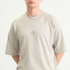 Umbro Men's Washed High Neck Boxy T-Shirt in Harbor Mist