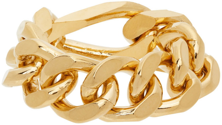 Photo: IN GOLD WE TRUST PARIS Figaro Chain Ring