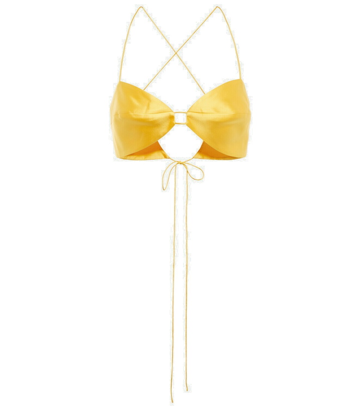 Photo: The Sei Silk satin bra top