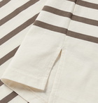 nonnative - Oversized Striped Cotton-Jersey T-Shirt - Men - Cream