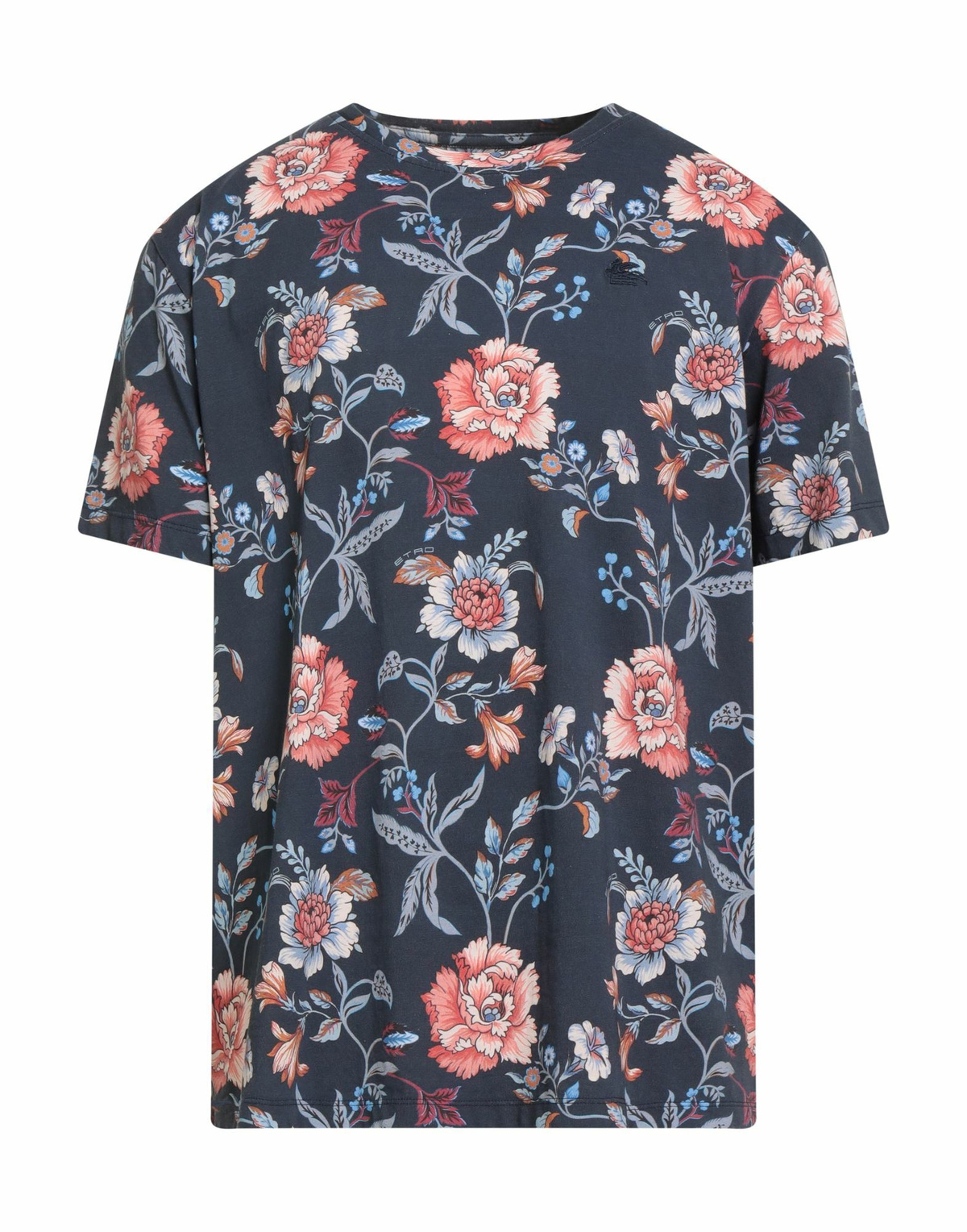 Etro Mens T-shirt Slate in Blue