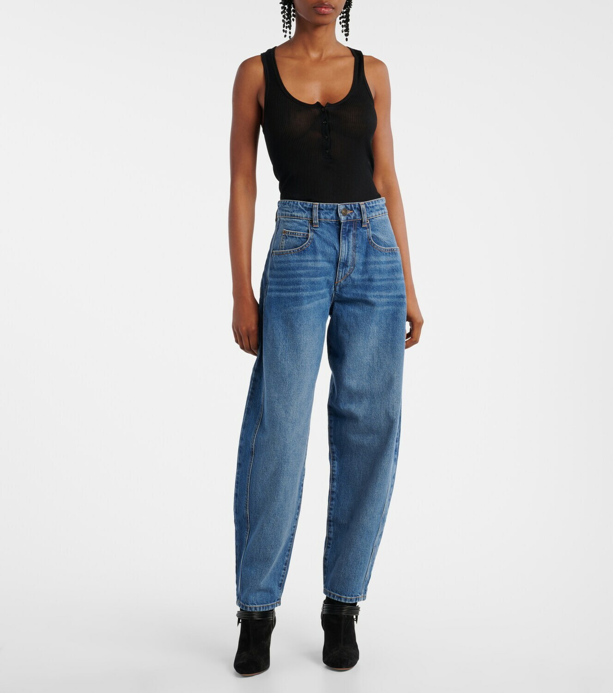 Isabel Marant Oriane barrel-leg jeans
