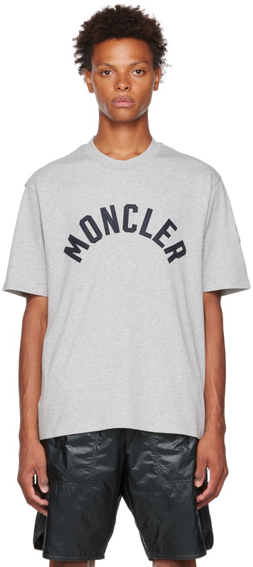 Photo: Moncler Gray Bonded T-Shirt