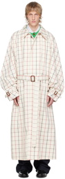 Vivienne Westwood White Graziano Trench Coat