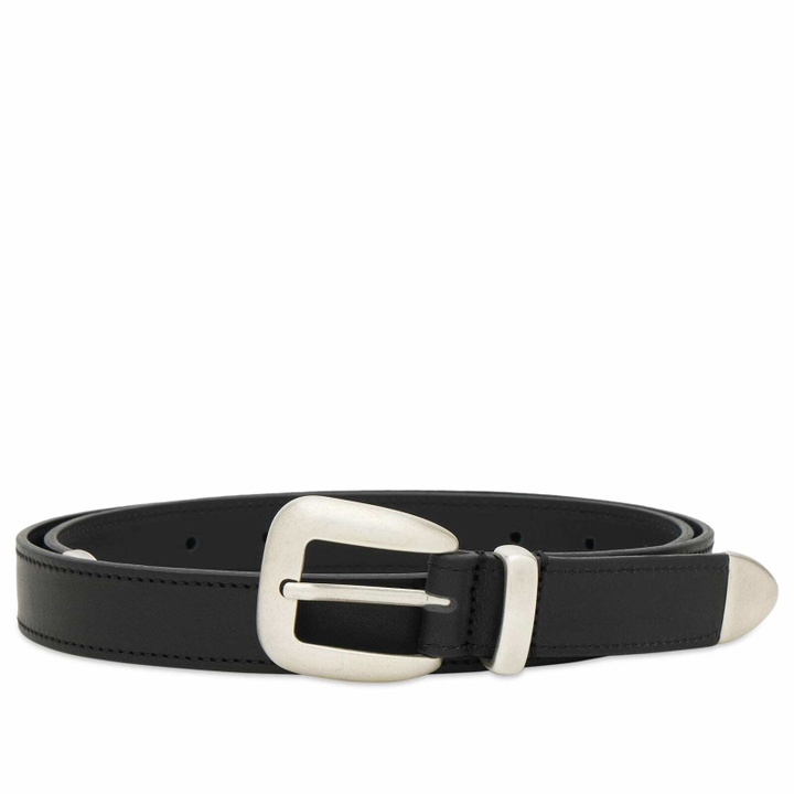 Photo: Molebo M2475 Double Tip Detail Belt in Black