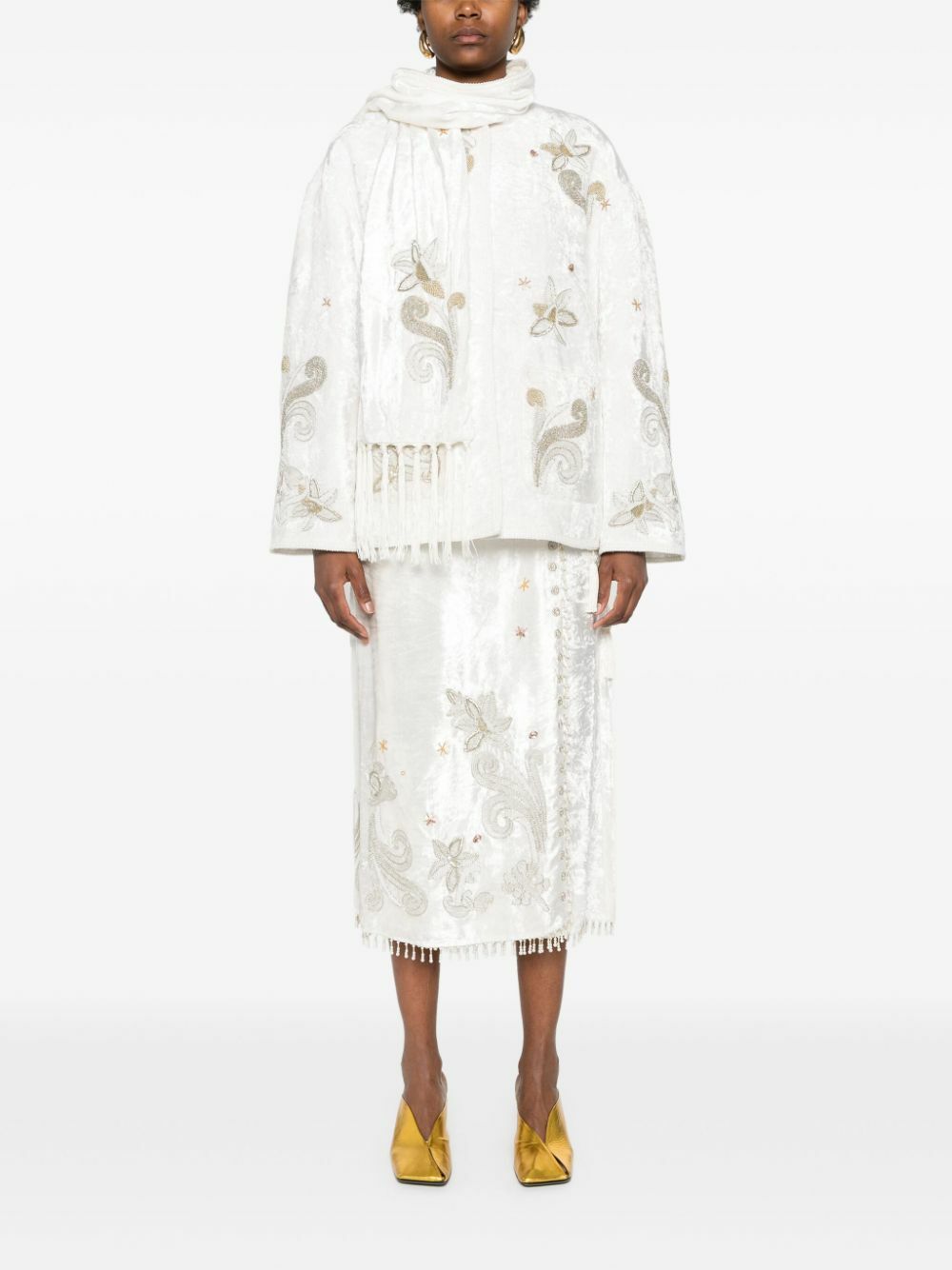FORTE FORTE - Velvet Embroidered Jacket Forte Forte