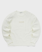Calvin Klein Jeans City Grid Ls Tee White - Mens - Longsleeves