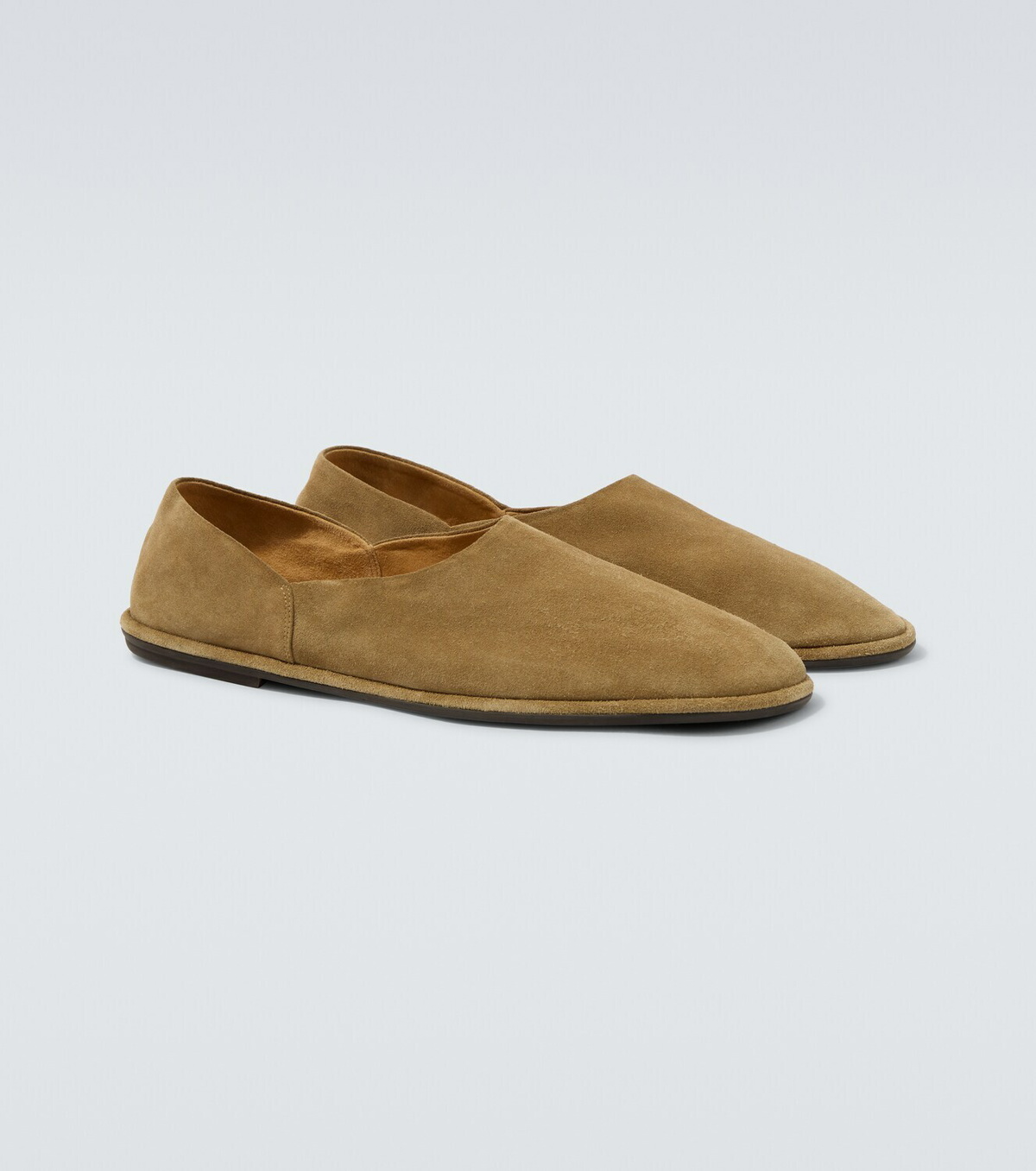 The Row Canal suede loafers
