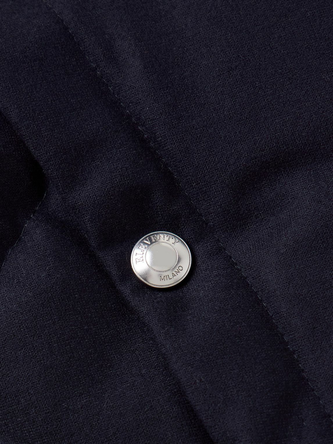 Eleventy - Quilted Wool Down Gilet - Blue