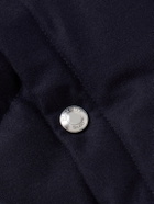 Eleventy - Quilted Wool Down Gilet - Blue