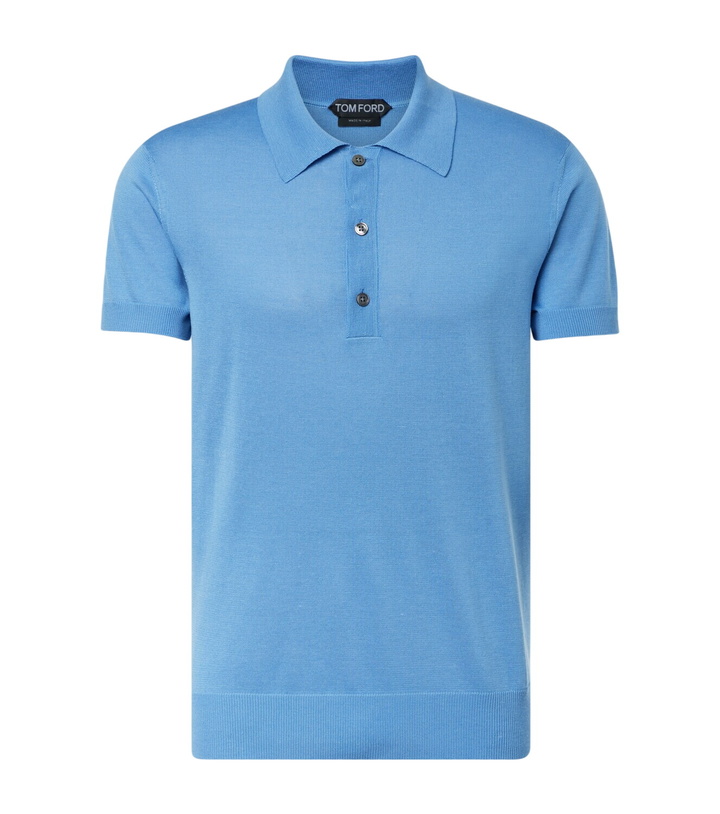 Photo: Tom Ford Silk and linen polo sweater