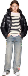 Moncler Enfant Big Kids Black New Aubert Hooded Down Jacket