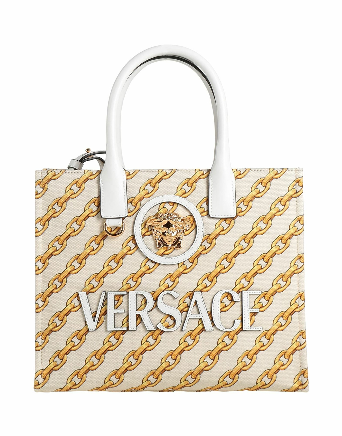 Versace Womens Handbag Ivory