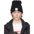 Opening Ceremony Black Wool Logo Beanie