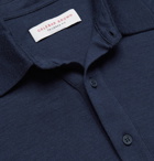 Orlebar Brown - Sebastian Merino Wool Polo Shirt - Blue