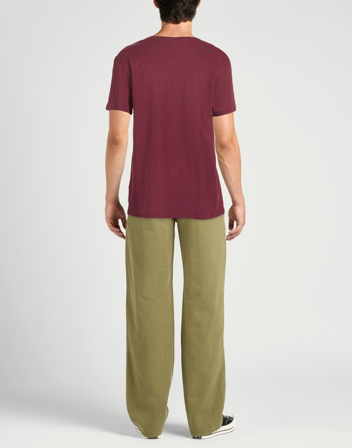 Lacoste Mens T-shirt Burgundy