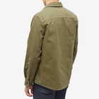 A.P.C. Men's Theodore Canvas Overshirt in Khaki