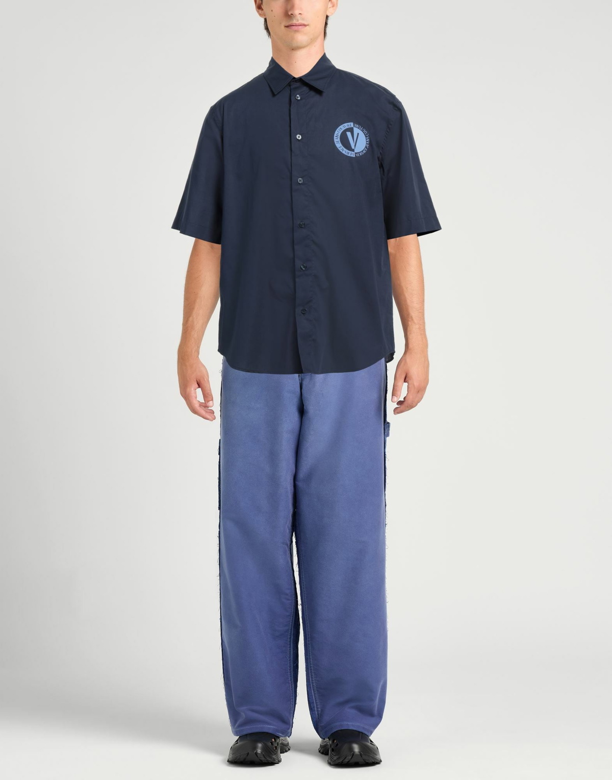 Versace Jeans Couture Mens Shirt in Navy
