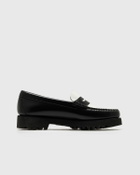 G H Bass WEEJUN 90 Penny Lthr black/white Womens Casual Shoe