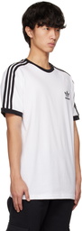 adidas Originals White Adicolor Classics 3-Stripes T-Shirt