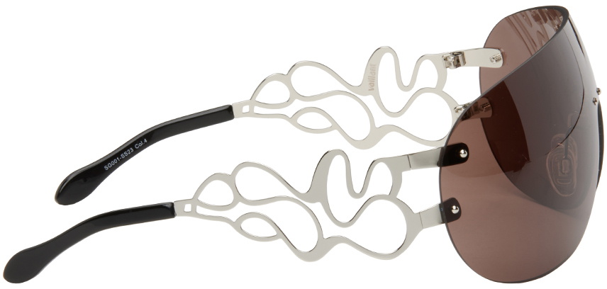 VAILLANT Silver & Brown TD Kent Edition Piscine Sunglasses