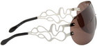 VAILLANT Silver & Brown TD Kent Edition Piscine Sunglasses