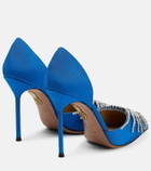 Aquazzura Sunshine crystal-embellished pumps