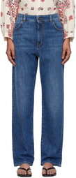 Weekend Max Mara Blue W90 Straight Jeans