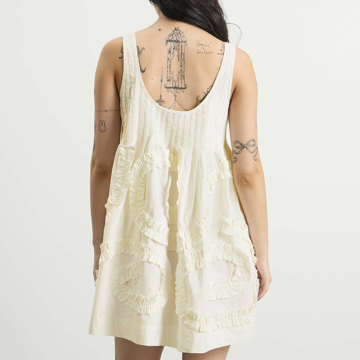 Damson Madder Women's Stella Mini Dress in White