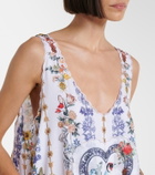 Camilla Printed cotton minidress