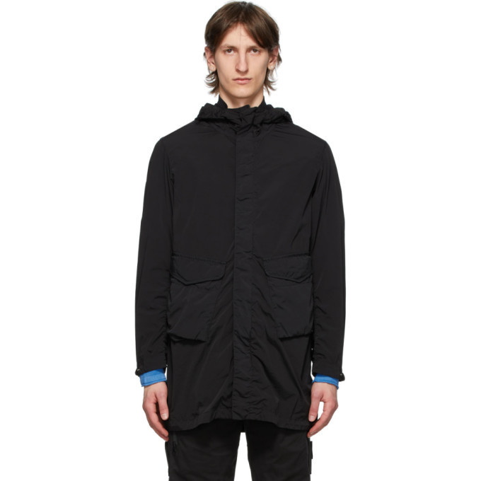 Photo: C.P. Company Black Goggles Hooded Coat