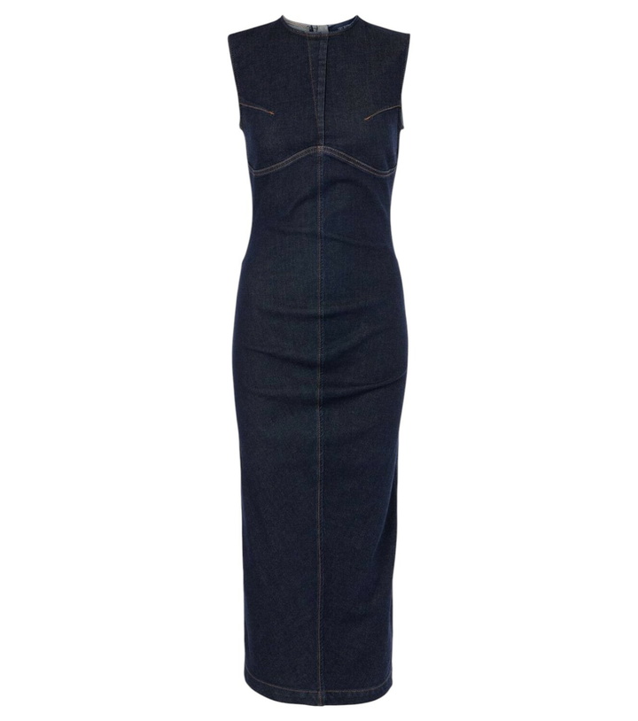Photo: Sportmax Geranio denim midi dress