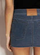 Alexander Wang Trompe-L'oeil Denim Mini Skirt