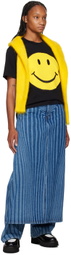 Moschino Black Embroidered Graphic T-Shirt