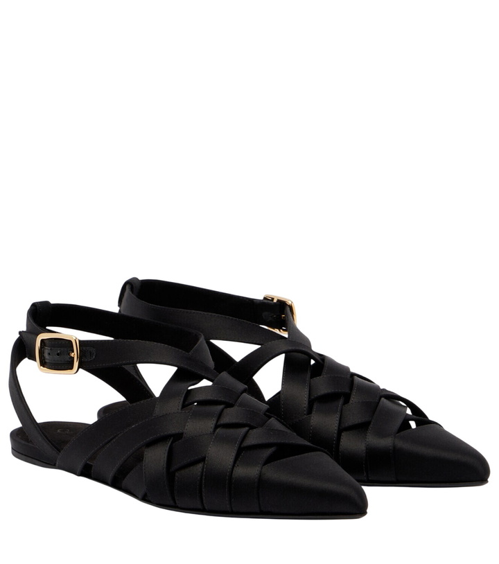 Photo: Loro Piana Silene satin sandals
