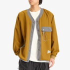 and wander Men's Vent Cardigan in Camel