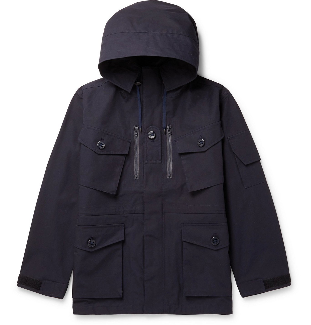 nanamica - Cruiser Padded GORE-TEX Hooded Down Jacket - Blue Nanamica