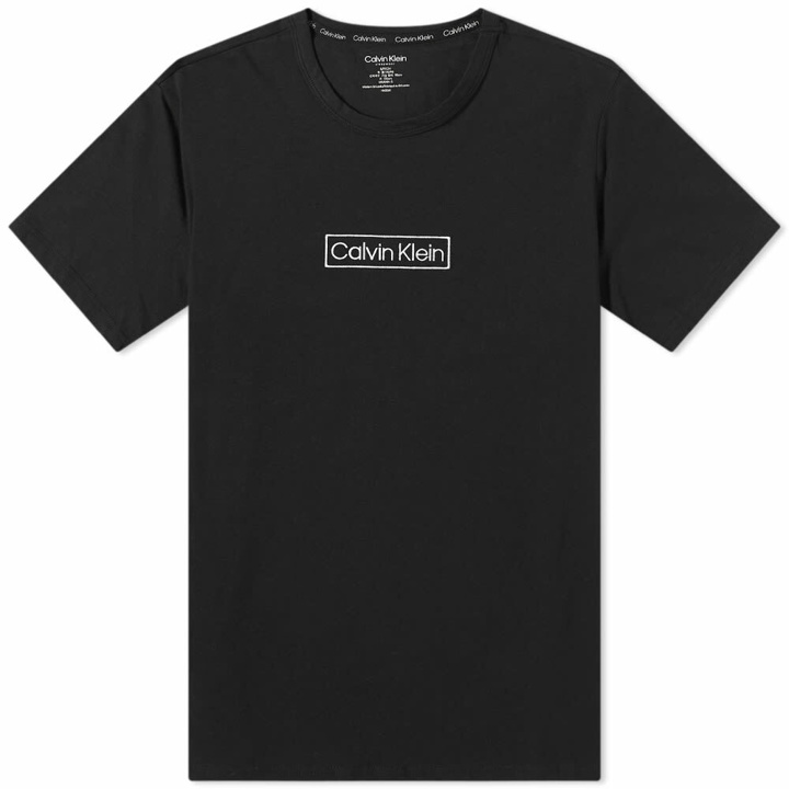Photo: Calvin Klein Men's Box Logo T-Shirt in Black