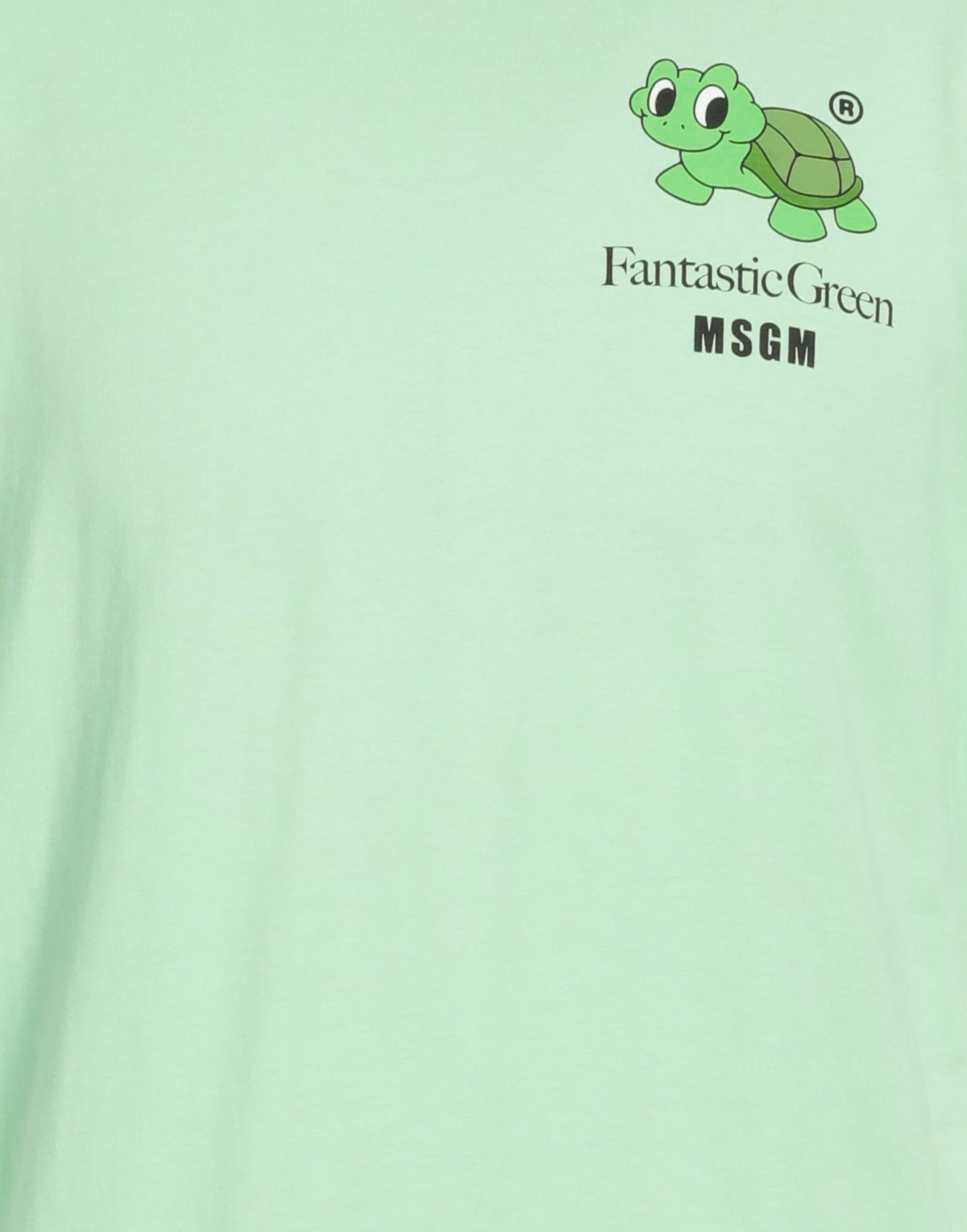 Msgm Mens T-shirt in Light green