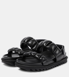 Dries Van Noten Fussbett leather sandals