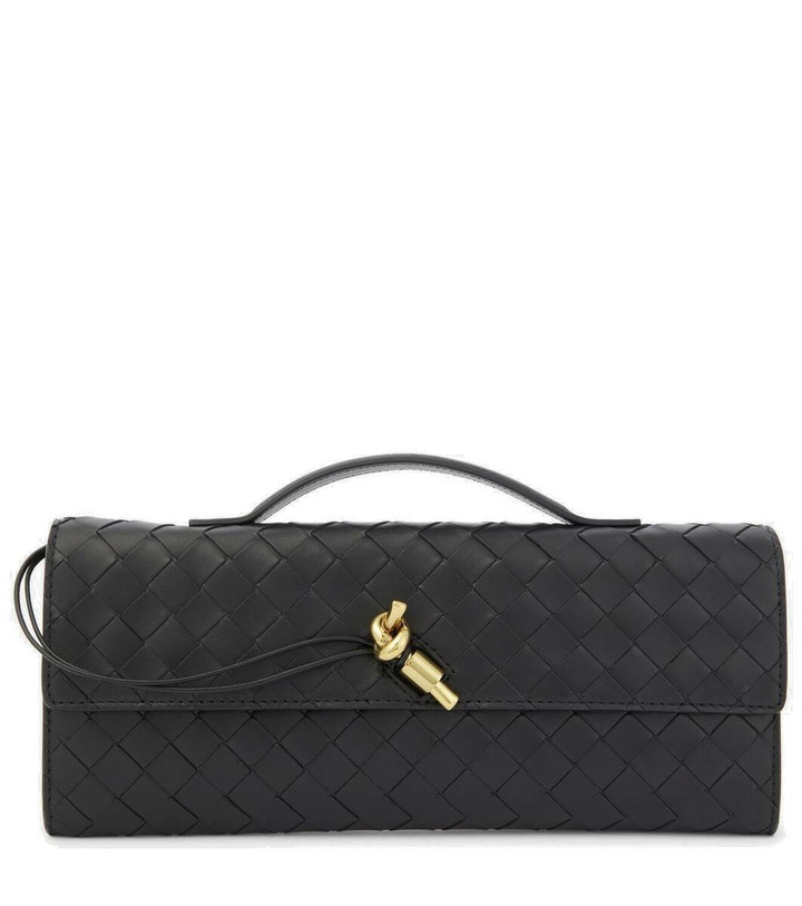 Photo: Bottega Veneta Andiamo Long Small leather clutch