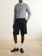 Thom Browne - Milano Stitch Wool, Linen and Cotton-Blend Sweater - Gray