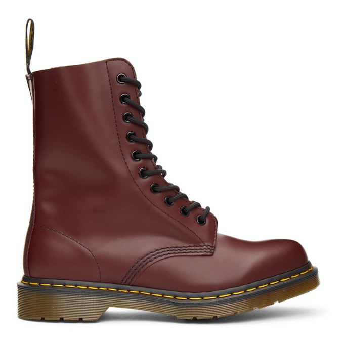 Photo: Dr. Martens Red 1490 Boots