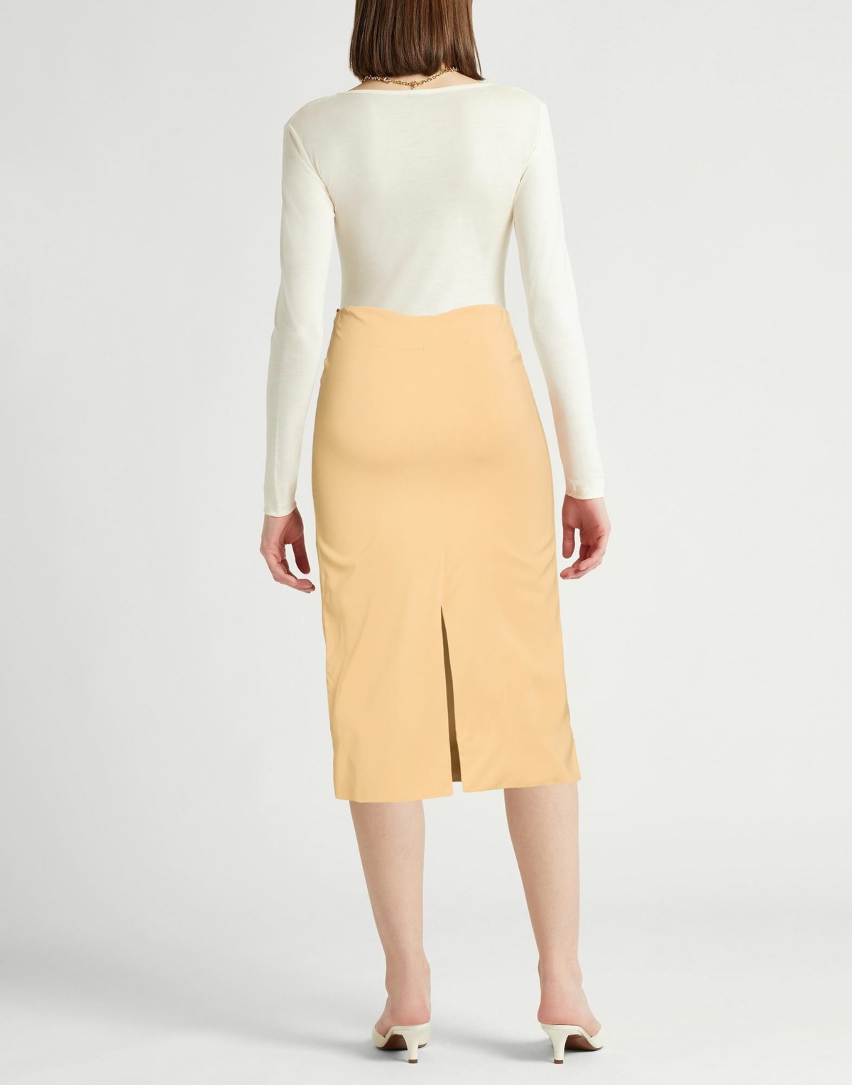 Jucca Womens Midi skirt in Sand