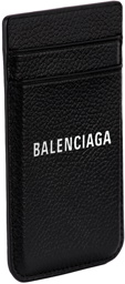 Balenciaga Black Cash Magnet Card Holder