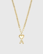 AMI Paris COLLIER AMI DE COEUR MARTELE gold Mens Jewellery